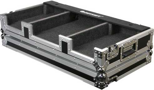 Coffin Case for 2 DJ-Style CD Players, 12" Mixer