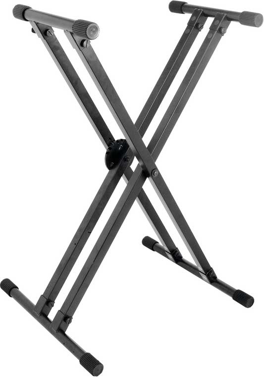 Double-Braced X-Style Keyboard Stand with EGRO-LOK System