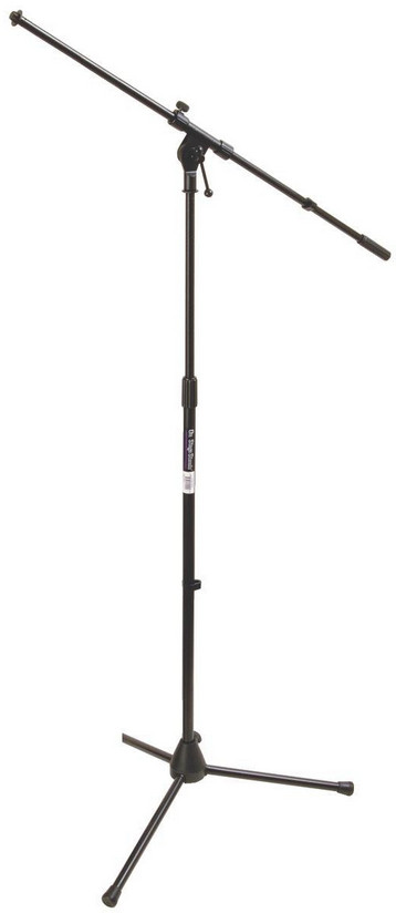 36"-63" Microphone Stand with 30" Boom and Euro-Style Tripod Base