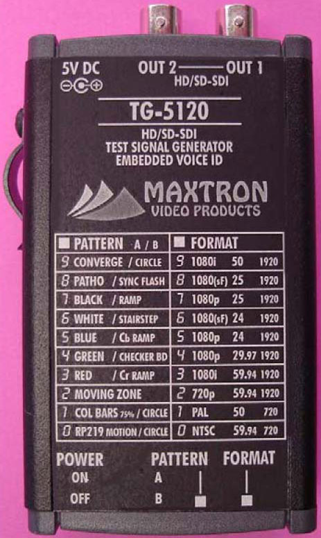 Multi Format SD/HD-SDI Generator