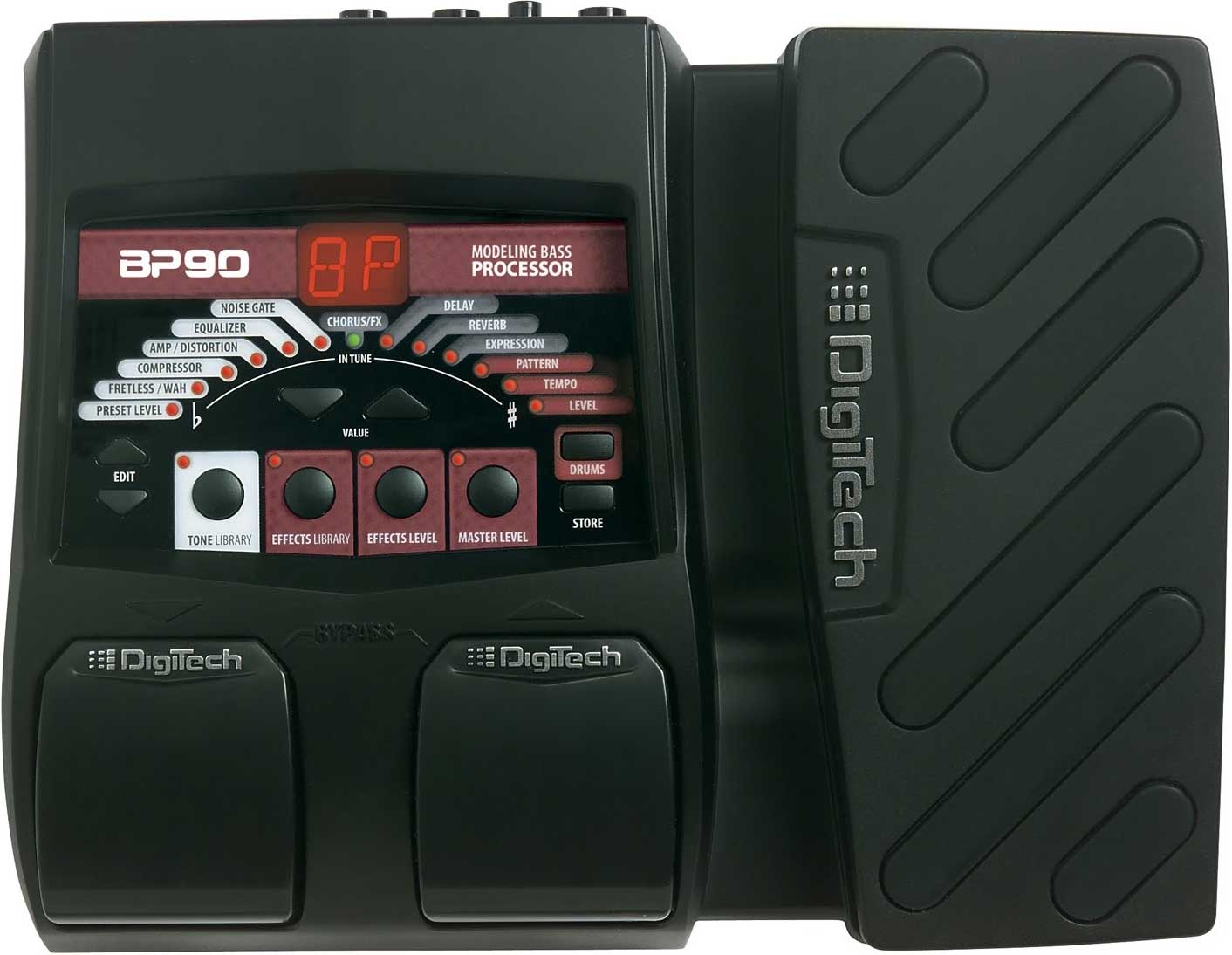 Bass Modeling/Multi-Effects Processor with Expression Pedal