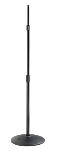 3-Section Fully Adjustable Round-Base Microphone Stand