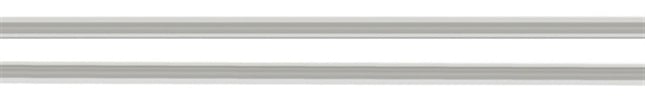 Set of 2x Halved 72" Chrome Poles