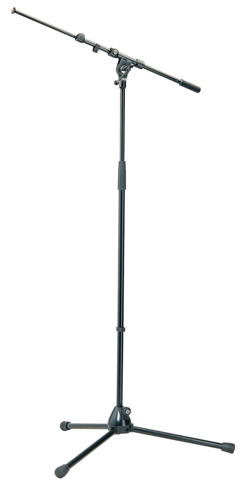 35"-63" Microphone Stand with 18"-30" Telescoping Boom & Tripod Base