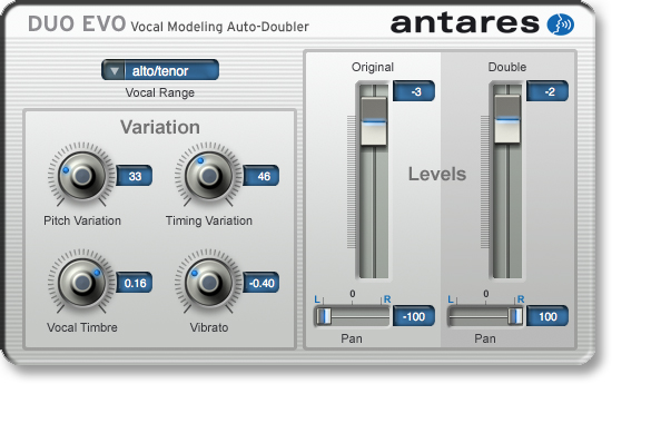 Vocal Modeling Auto-Doubler Plug-in (Mac/PC)