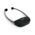 Stethoscope-style IR receiver, two-channel, tunes 2.3 or 2.8 MHz or stereo