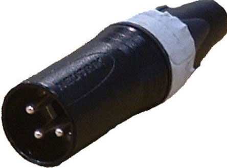 3-Pin XLR Male Termination Plug (120 Ohms)