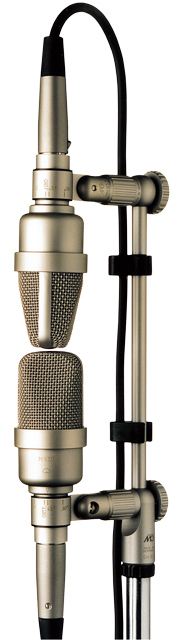 Stereo Mic Package with XY Stand Adaptor, Clips, & Case