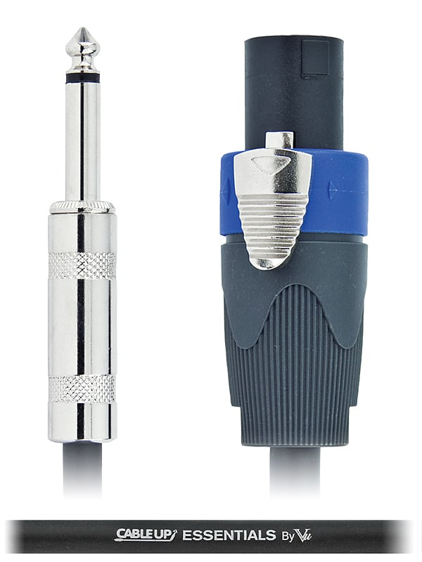 25 ft 16AWG Twist - 1/4" TS Speaker Cable