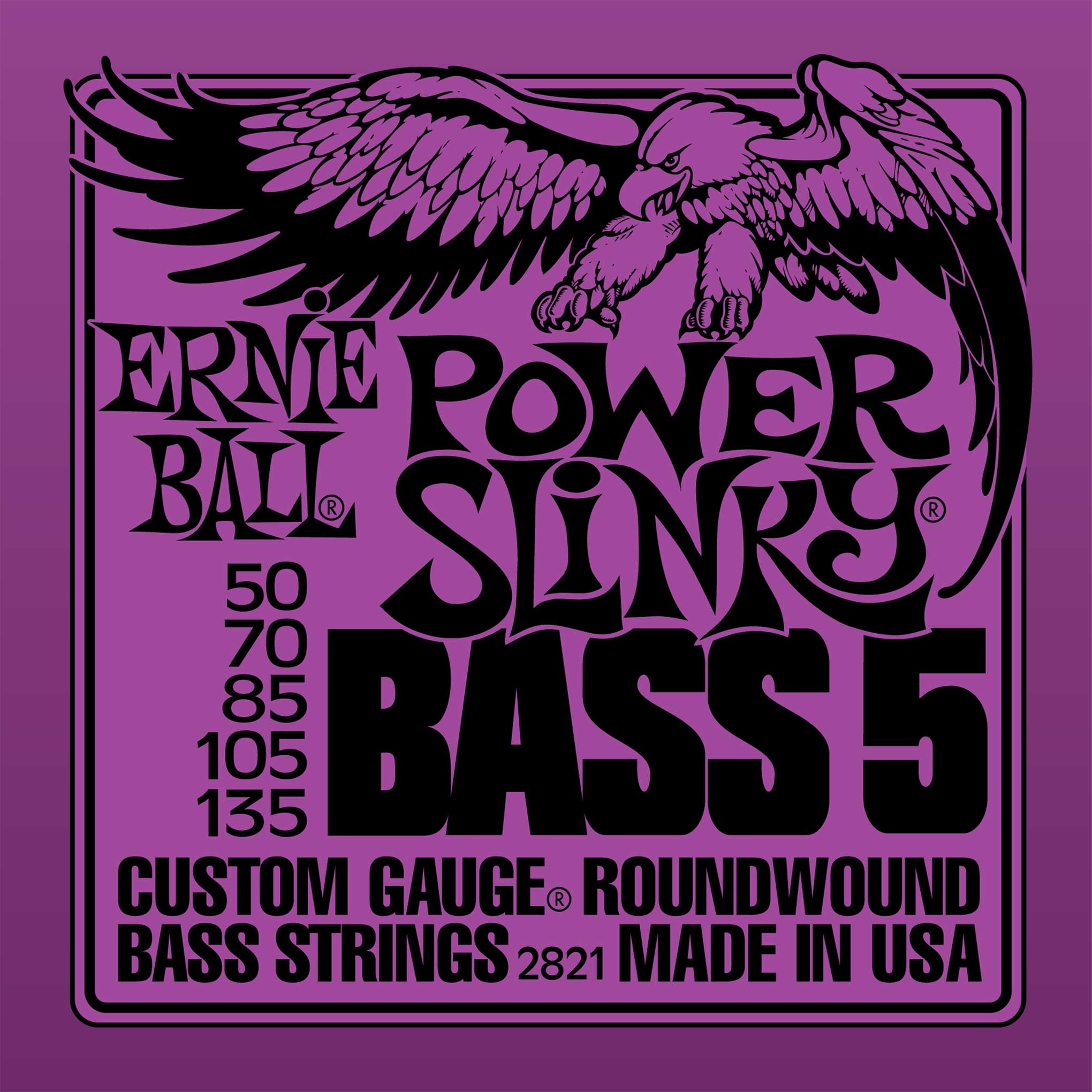 Power Slinky 5-String Electric Bass Strings
