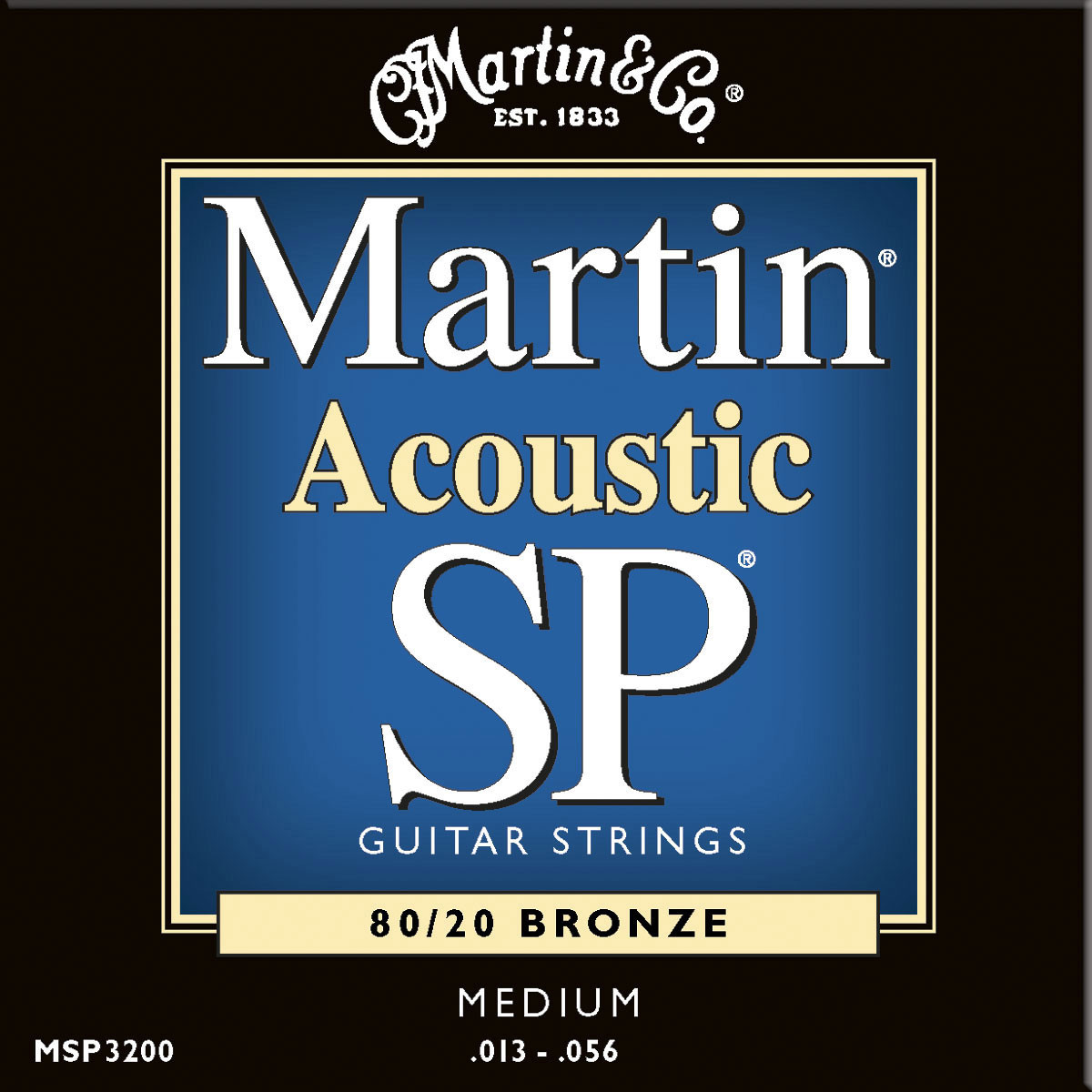 Medium Martin SP 80/20 Acoustic Guitar Strings