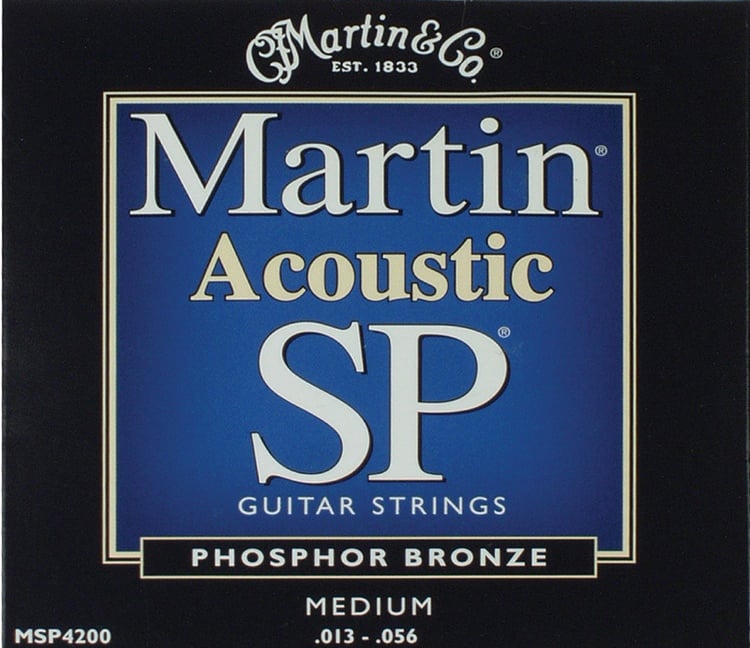 Medium Martin SP Phosphor Bronze Acoustic Guitar Strings