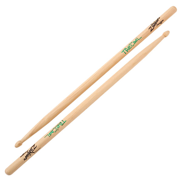 Tre Cool Artist Series Drumsticks, Natural, Wood Tip