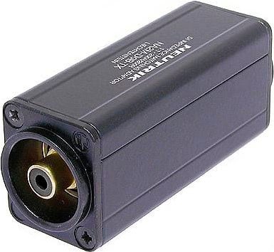 Black 1:1 XLR-M to RCA Impedance Transformer
