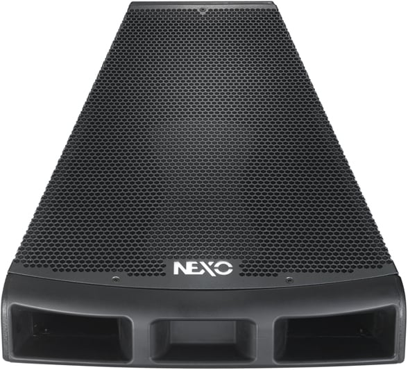 Black 12" 2-Way High-Powered Floor Monitor