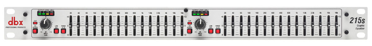 Dual 15-Band Channel 2/3 Octave Graphic Equalizer