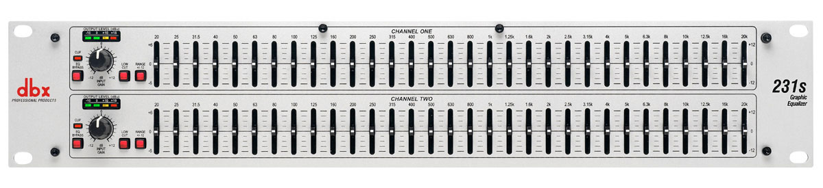 Dual 31-Band Channel 1/3 Octave Graphic Equalizer