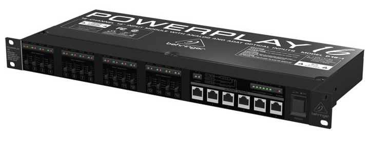 16-Channel Interface Module with Analog and ADAT Optical Inputs