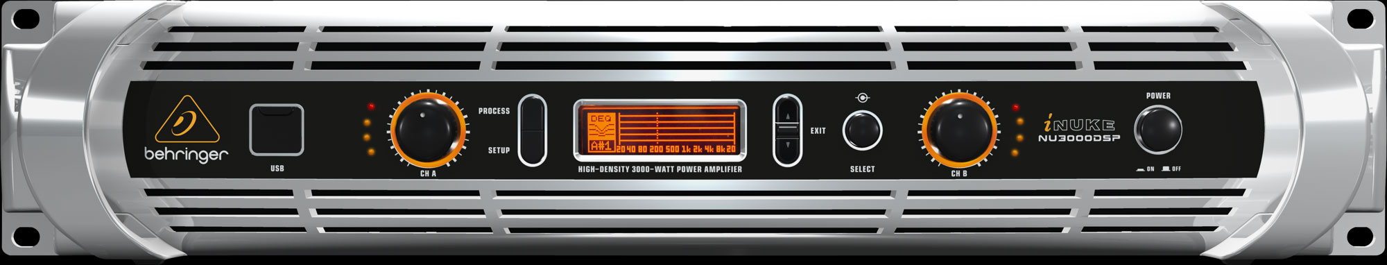 iNuke Amplifier, 2 x 880 Watts @ 4 Ohms, with DSP
