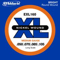 Medium XL Nickel Long Scale Electric Bass Strings