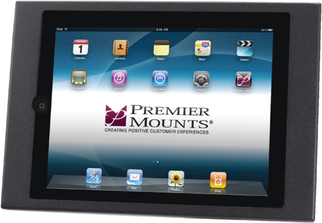 Protected VESA Mounting Frame for iPad