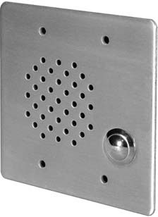 3-Gang Stainless Steel In-Wall Call-In Station with 45 Ohm Voice Coil