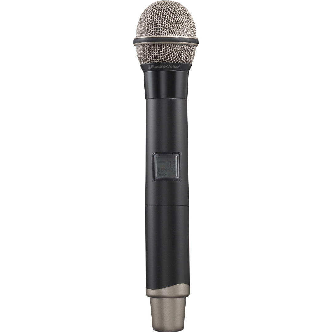 Wireless Mic, Hand Held, with the PL22 Cardioid Dynamic Capsule and Case