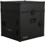 Odyssey FRGS808BL Combo Rack Case, 10 Unit Top Rack, 6 Unit Bottom Rack, Black Image 2