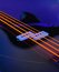 DR Strings NOB-45 Medium NEON HiDef SuperStrings Electric Bass Strings In Orange Image 1