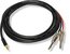 Whirlwind MST2TS06US 6' 1/8" TRS Male To Dual 1/4" TS Male Cable With MR202 Wire Image 1