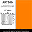 Apollo Design Technology AP-GEL-7200 Gel Sheet, 20"x24", Adobe Orange Image 1