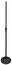 Vu MSI200-10B Low-Profile Microphone Stand With Round Base Image 1