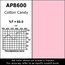 Apollo Design Technology AP-GEL-8600 Gel Sheet, 20"x24", Cotton Candy Pink Image 1