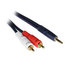 Cables To Go 40614-CTG 3.5mm Stereo Male To Two RCA Stereo Male Y-Cable, 6ft Image 1