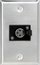 Atlas IED SG-XLR-F1 Single Gang Stainless Steel Wall Plate With One 3-Pin XLR-F Image 1