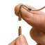Countryman E2CABLEB E2 Cable For Sennheiser Wireless, 3.5mm Locking Plug, 1.5mm, Black (Tan Shown) Image 1