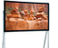 Draper 241181 77.5" X 138.5" Ultimate Folding Matt White Portable Projection Screen Image 1