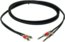 Pro Co DKQR3 3' Dual RCA To Dual 1/4" TS Cable Image 1