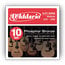 D`Addario EJ17-10P 10-Pack Of Medium Phosphor Bronze Acoustic Guitar Strings Image 1