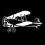 Apollo Design Technology MS-3401 Steel Gobo, Aircraft Biplane Image 1