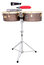 Latin Percussion LP257-KP Karl Perazzo Signature Series Timbales In Antique Bronze With Gold Hardware Image 1