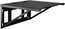 Lowell FS18-16 Flat Ship Wall Shelf, 18"x16", Black Image 2