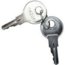 Lowell RPSW-KEY Replacement Key Switch, Pair Image 1