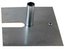 Rose Brand Pipe and Drape Base Plate 8" X 14" X 3/16" Light Standard, 6 Lbs With 4" Pin Image 1
