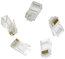 Liberty AV 10005USOP Pack Of (100) RJ45 Cat5e Clear Connectors Image 1