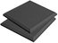 Auralex SFLAT1114CHA Box Of 14 1'x1'x2" SonoFlat Acoustic Panels In Charcoal Image 1