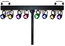 Blizzard Weather System RGB LED Fixtures With Stand, Brackets And Case, 8 Pack Image 1