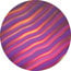 Rosco 33005 ColorWaves Glass Gobo, Indigo Waves Image 1