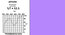 Apollo Design Technology AP-GEL-3350 20" X 24" Sheet Of Breathless Lavender Gel Image 1