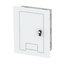 FSR WB-X1-CVR-WHT Locking Cover In White With Cable Exit For WB-X1 Back Boxes Image 1
